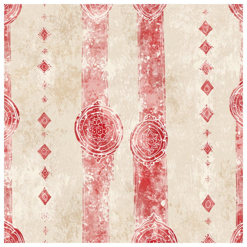 Coussins décoratifs Red Beige, 20 x 20 inches