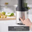 Extracteur de jus à pressage à froid AMZCHEF avec goulotte d'alimentation de 4,6 po, extracteur de jus à mastication lente pour fruits et légumes entiers, conception en acier inoxydable, facile à nettoyer, rendement élevé en jus