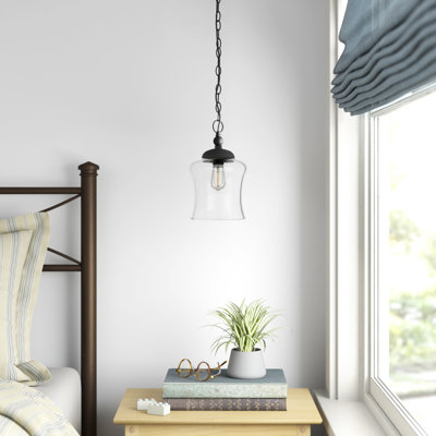 Luminaire suspendu simple en forme de cloche à 1 lumière Pinedale