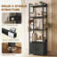 136.5cm H x 38.99cm W Metal Standard Bookcase-2016516479