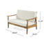 Ensemble de causeuse et table basse pour patio-74440247-74440242