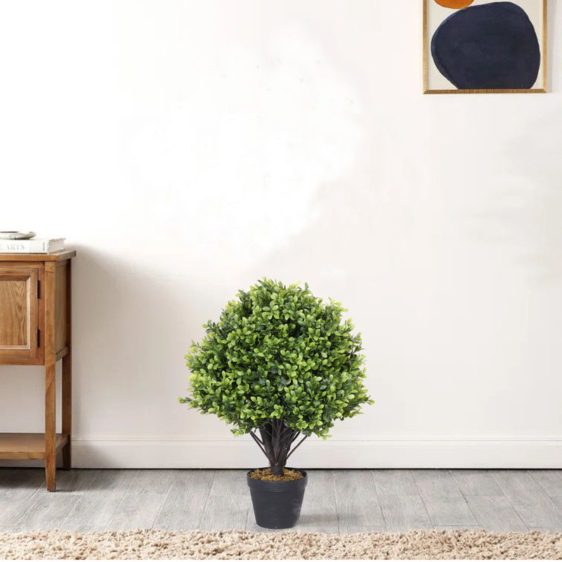 Topiaire Guttenberg en faux buis en pot