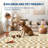2x6 Washable Runner Rug for Kitchen, Bathroom, Non-Slip, Low Pile, Stain-Resistant, Abstract Checkered Carpet, Entryway, Laundry, Yellow.-744364547