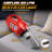Portable Handheld 2-in-1 Vacuum and Air Compressor, 5500PA Suction with Digital Tire Pressure Gauge & LED Light, Car Cleaning Kit-124561109