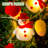 Christmas Snowman String Lights - 20 Leds 10.8Ft Waterproof Light Up String Lights, Short Plush Lights For Christmas Decorations (Battery Operated)
