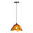 1-Light Pendant Light Flower Hemp Rope
