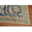 Tapis traditionnel bleu rétro 10 x 13