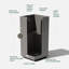 Block Series Pedestal Planter-20733610-15304612