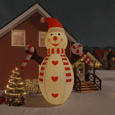 The Holiday Aisle® Christmas Huge Snowman Inflatable & Reviews