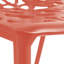 Chaises de salle à manger d'extérieur en aluminium Rabia, chaise d'appoint à découpes florales modernes pour patio, jardin et balcon, meubles de salle à manger empilables en métal, résistant à la rouille et aux rayons UV, entièrement assemblé-89633896-26624570