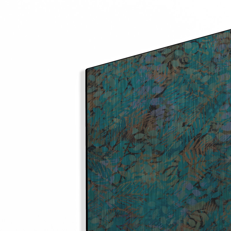  «Motif-4» par Sue Davis, art mural en métal, 12 po x 24 po, 24" H x 12" W