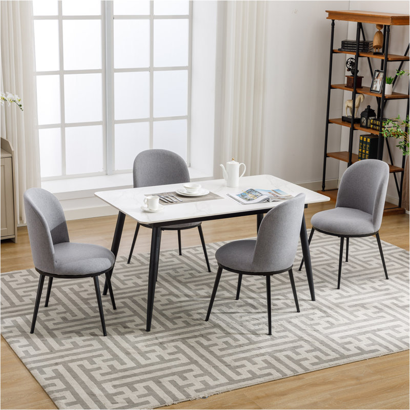 Chaise d'appoint Ishmel, Gris