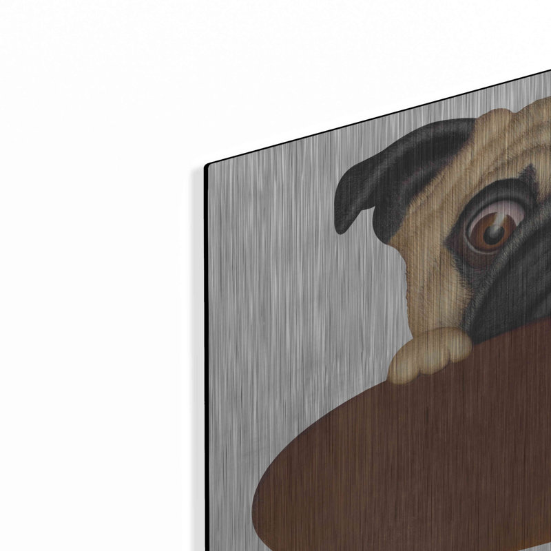 «Pug With Pie» par Danny Gordon, H 16 po x l 24 po