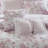 5 Pieces Full/Queen Comforter Set with Decorative Pillows,Pink