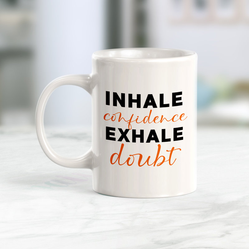 Tasse à café en plastique Inhale Confidence, Ensemble de verres à lait, Plastique polypropylène