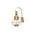 Onion Medium Caged Wall Antique Brass Medium Base Socket Optic Glass-868971881-868971872