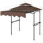 Pavillon de jardin 8X5FT, parasol pour l'extérieur avec auvent latéral