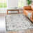 Brio Patterned Washable Non Slip Modern Rug-1383207130