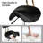 Drafting Chair,Ergonomic Saddle Stool With Back Support,Tall Adjustable Rolling Stool Black Gold-417374310