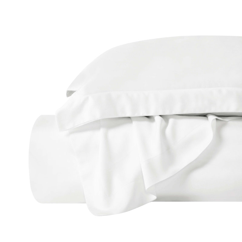 Modal from Beechwood 300 Thread Count Lightweight 3 Piece Duvet Cover Set, Full/Queen, White