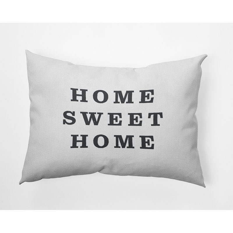 Reversible Throw Pillow, Gray
