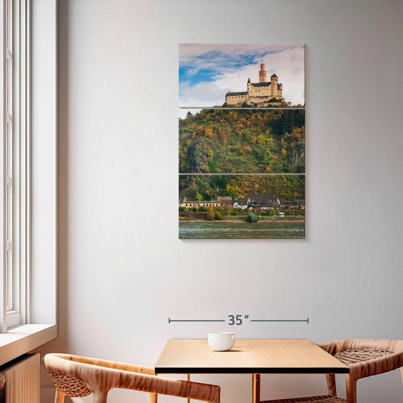 Lilie Marksburg Castle, 57" H x 36" W