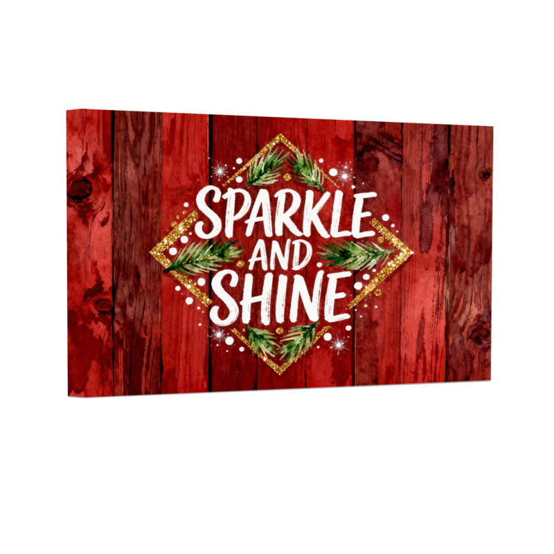Motif de Noël scintillant et brillant, H 20 po x l 30 po