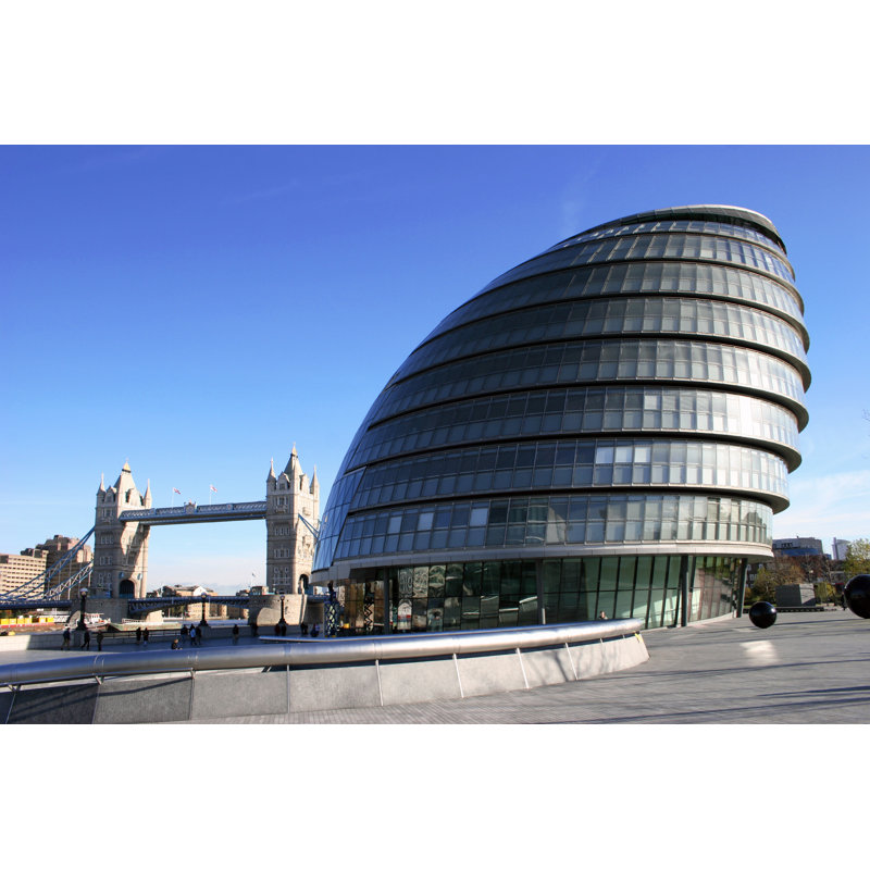 Gla Building by Garnhamphotography - Wrapped Canvas Print, 20cm H x 30cm W
