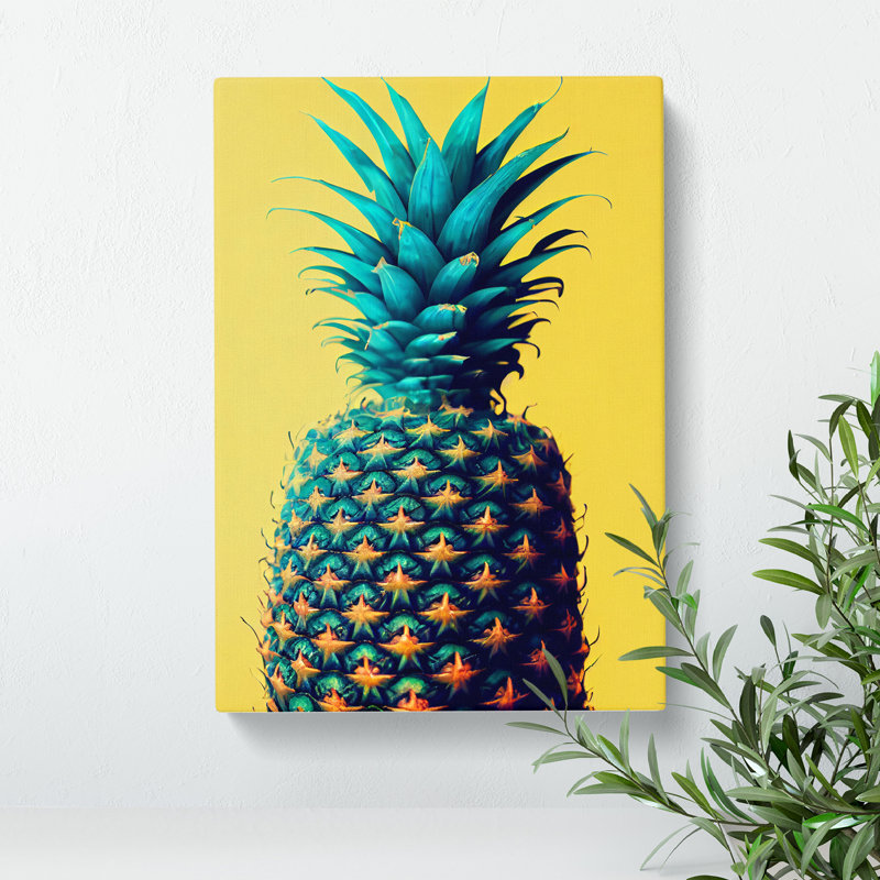 Pineapple - Wrapped Canvas, 76cm H x 50cm W x 3cm D