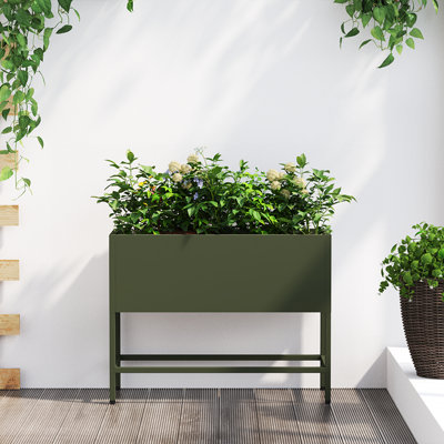 Steel Outdoor Elevated Planter