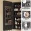 Armoire à pharmacie rectangulaire encastrée ou à surface avec rangement et miroir grossissant, armoire de salle de bain avec tablette ajustable, miroir de coiffeuse-1185103164