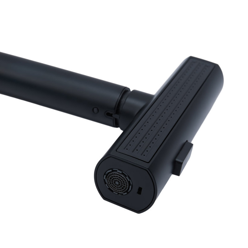 Belfry Kitchen Mallouk Pull Out Kitchen Faucet, Black