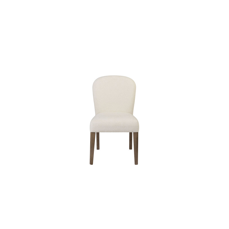 Chaise rembourrée Arch (ensemble de 2), Brun