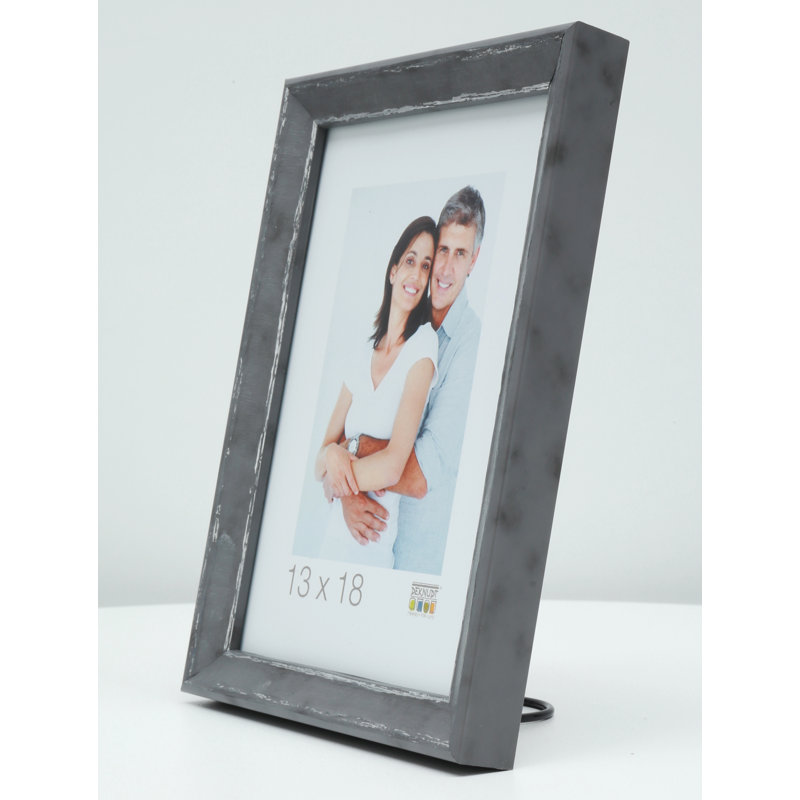 Mineral Picture Frame, 26cm H x 20cm W x 2cm D, Black