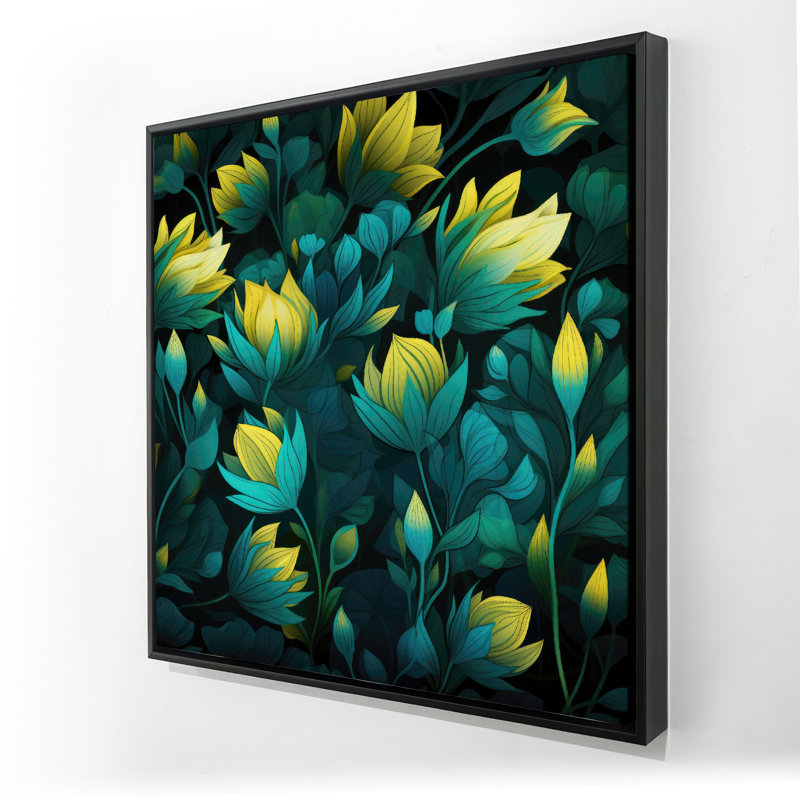 Intense bloom - 36"x36" Framed canvas