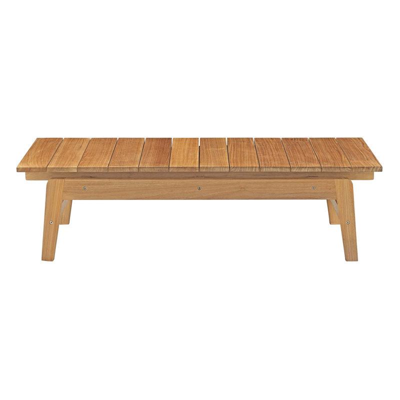 Table basse Pocasset en teck vieilli par Havenside Home