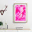 Pink Petals In Bloom - Single Picture Frame Print on MDF-56862724-56862729