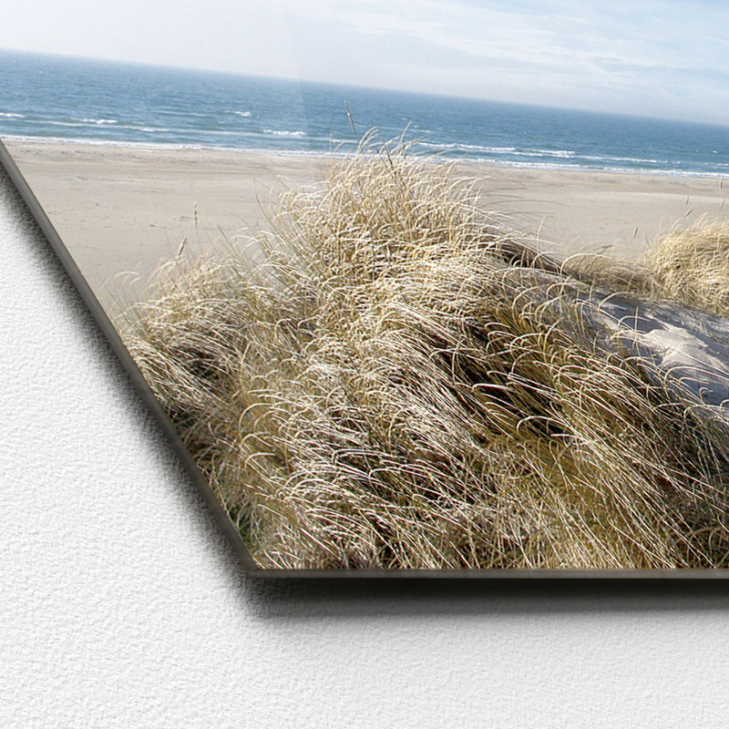 Way To Sea III - No Frame Print on Glass, 50cm H x 125cm W x 1.4cm D