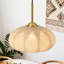 Luminaire suspendu en verre 1 lumière Boho