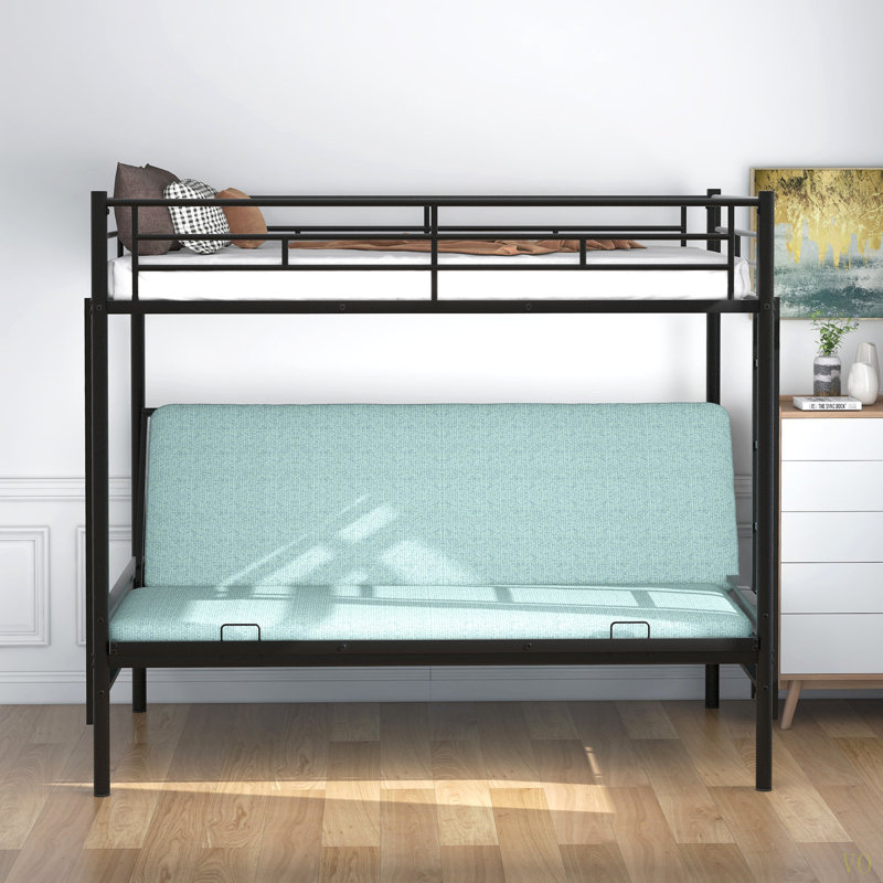 Twin Over Full Metal Bunk Bed, Multi-Function