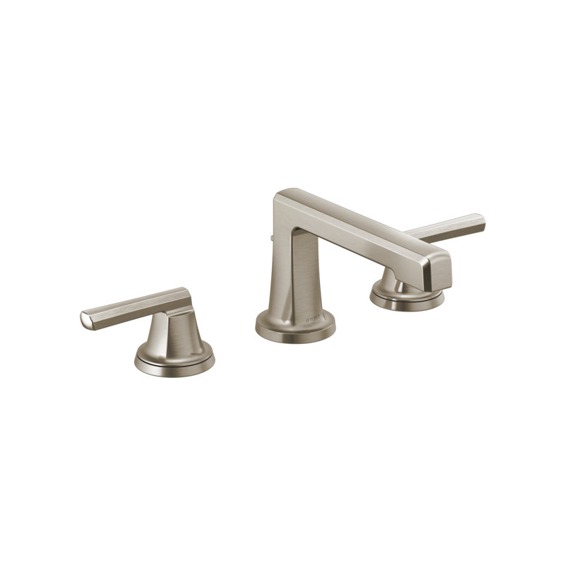 Levoir® Two-Handle Wall Mount Lavatory Faucet, Polished Chrome, Low Lever Handle, 1.5
