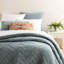 Brentwood Velvet Ocean Quilted Sham-46829647