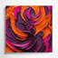 Art mural abstrait sur toile rouge figuratif-336404944