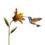 Piquet de jardin en métal Hummingbird Flower-1690802841