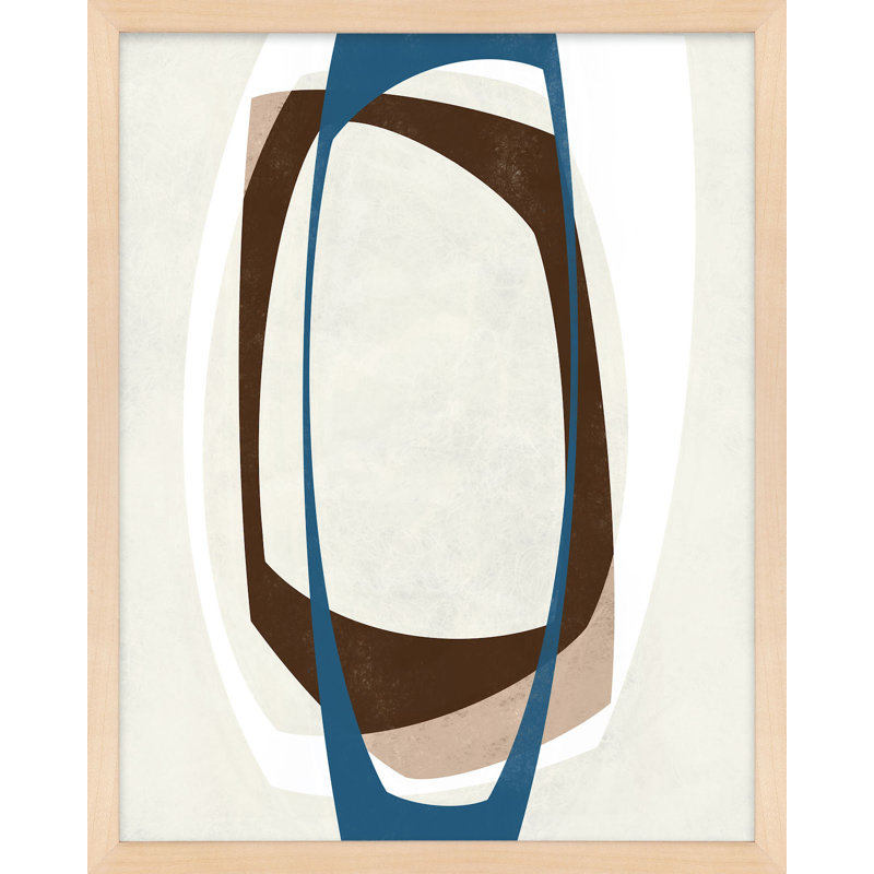 Orbit 1 Painting by Jacques Pilon, 20" H x 16" W, Maple Framed