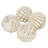  Carwyn Ceramic Handmade Carved Decorative White Orbs & Vase Filler with Varying Patterns Set