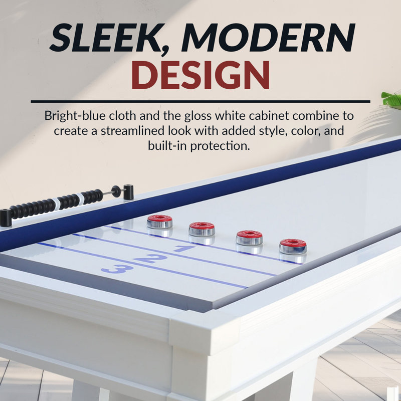Crestline Hathaway Games 12' Shuffleboard Table