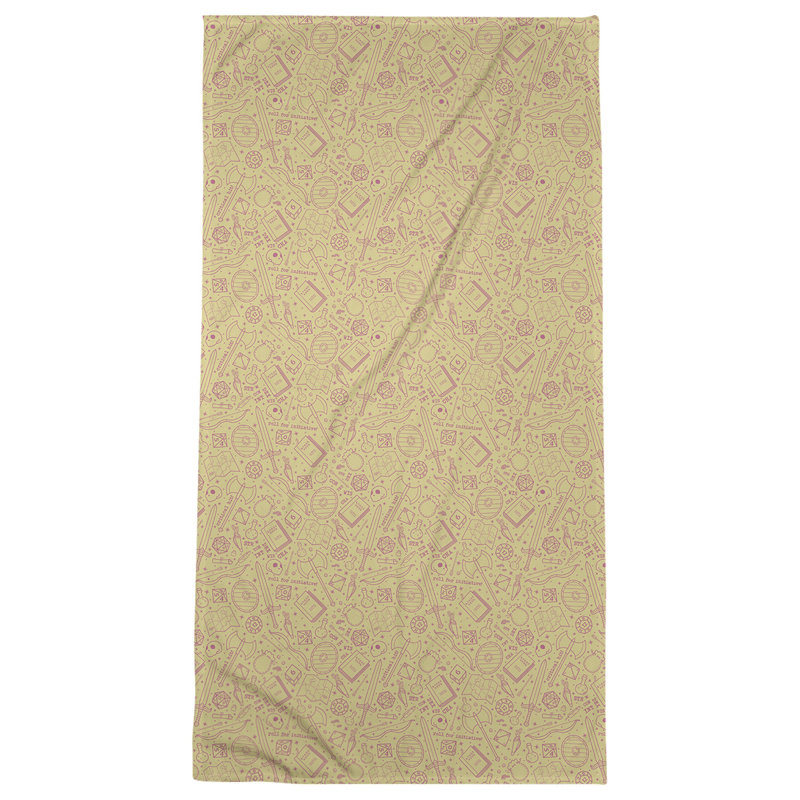 Katelyn Elizabeth Beach Towel, Yellow/Pink