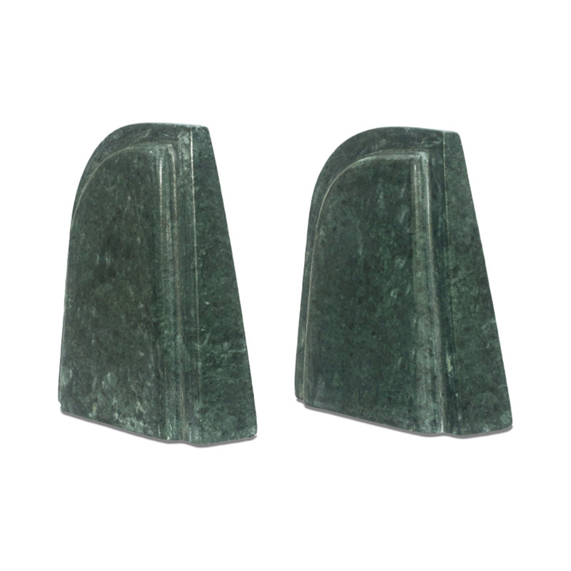 Zane Marble Bookends-Set Of 2