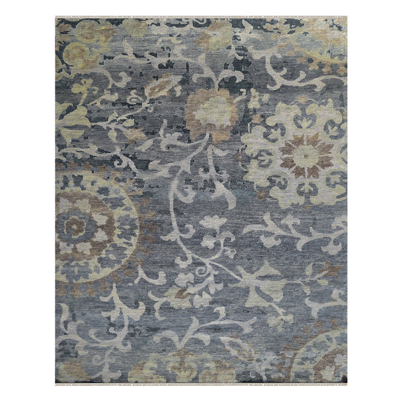 Floral Area Rug, Rectangle 8' x 10'